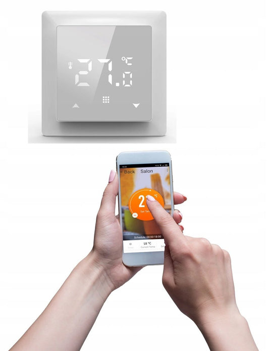 TF H6 White Thermostat (WIFI)
